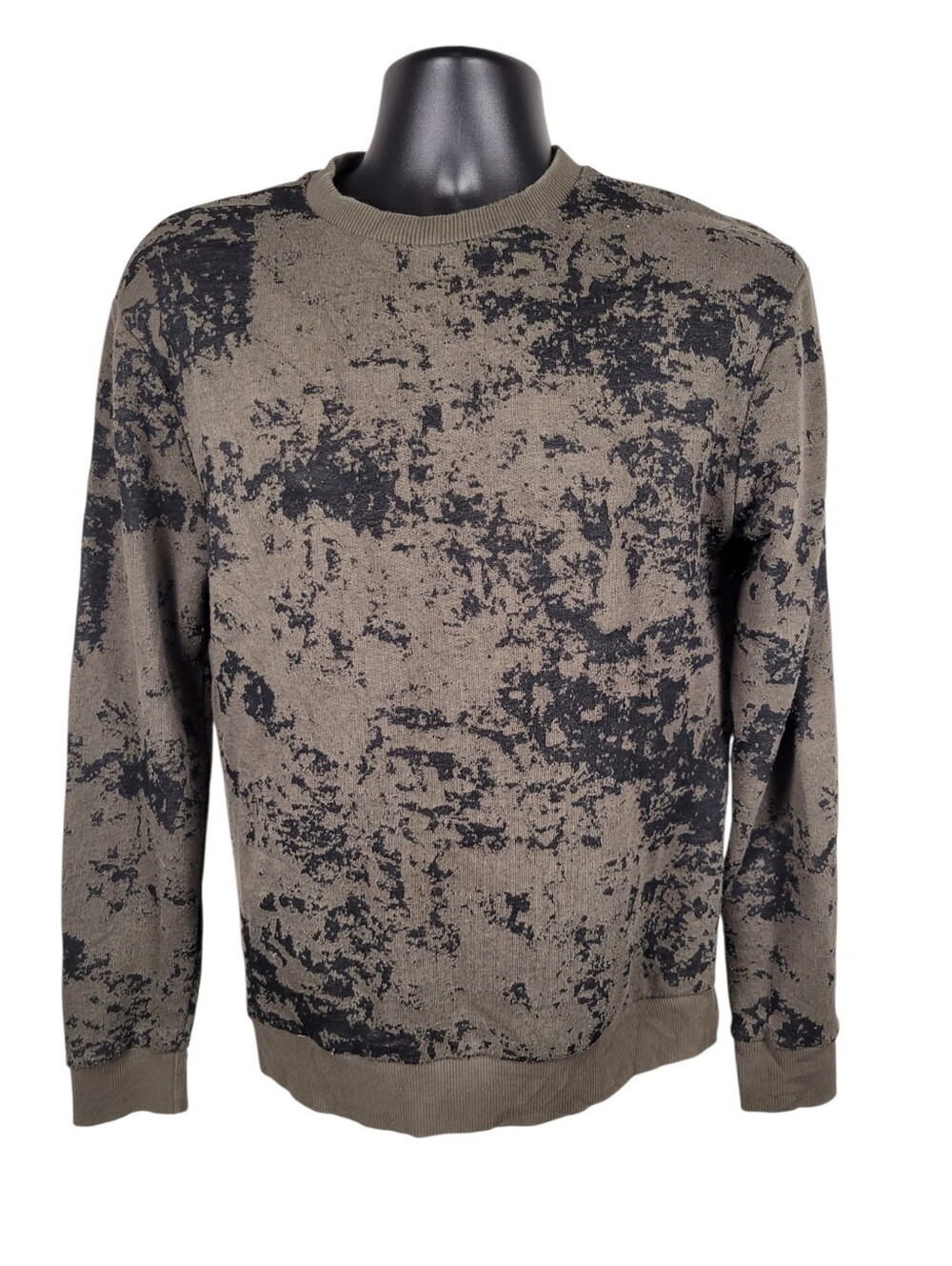 2/$20 Zara Man Green & Black Camo Sweatshirt Top Size: M
